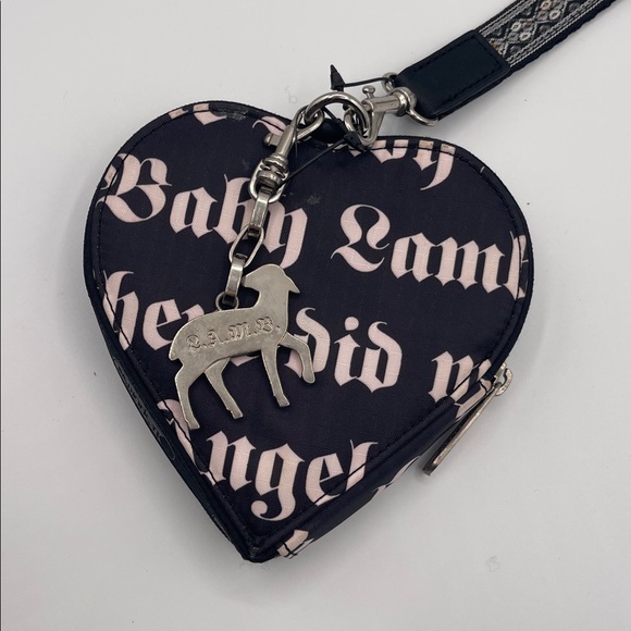 GWEN STEFANI L.A.M.B FOR LESPORTSAC HEART WRISTLET Y2K